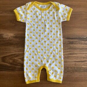 Giggle Organic Bee Romper 6-12 Months